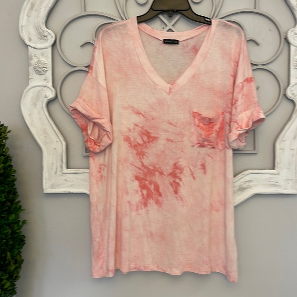 MIHOLL PINK TIE DYE T-Shirt XL